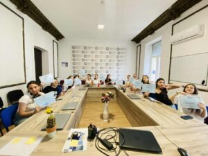 Read more about the article ბიდისი აკადემიამ მასტერკლასი ჩაუტარა უცხო ენების უმაღლესი სკოლა „ნინოს“ მოსწავლეებს